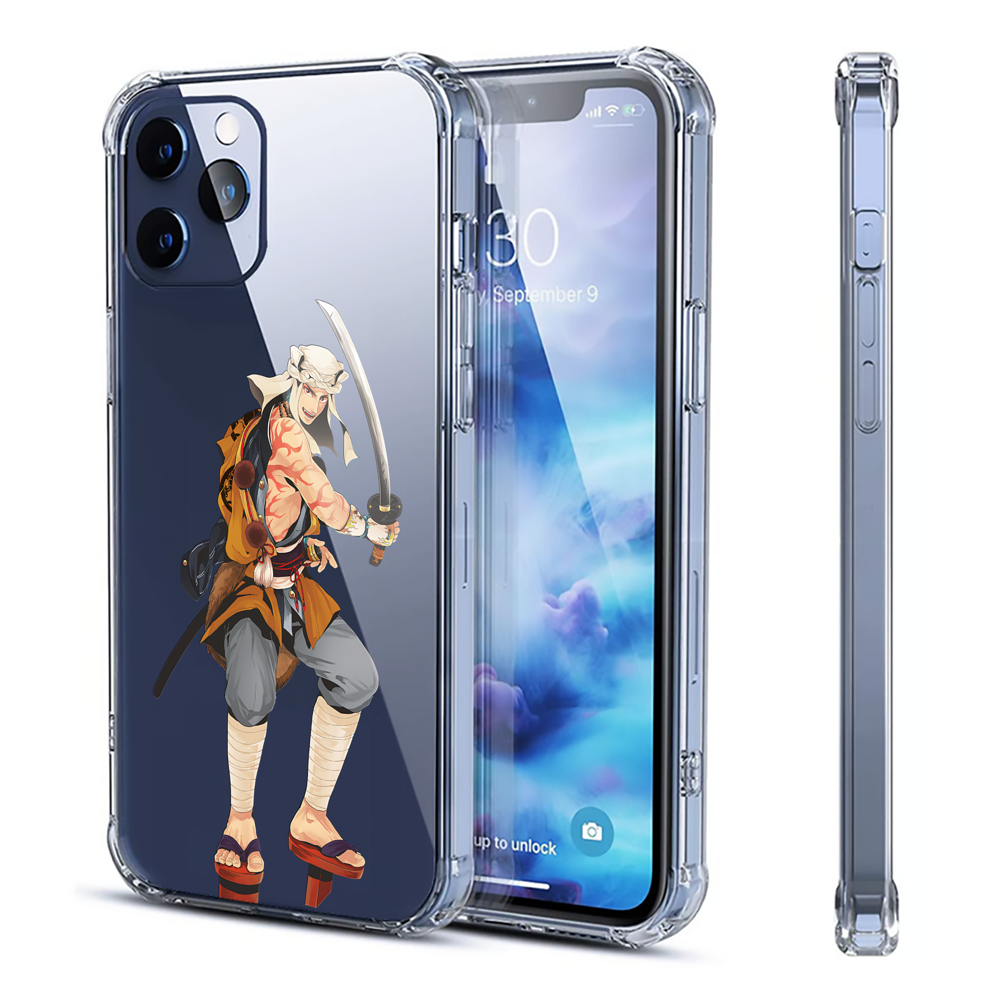 （画像用） 刀剣乱舞 Touken Ranbu 【iPhone 12シリーズ対応】透明スマホケース（クリアソフトケース）